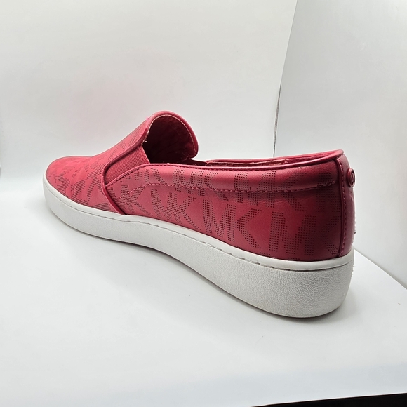 Michael Kors Keaton Slip-On Sneakers Dark Raspberry Red Women’s Shoes size10 - Picture 6 of 15